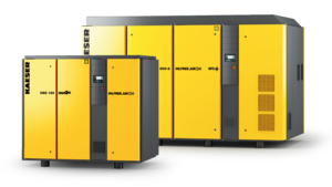 Безмаслени винтови компресори с водно охлаждане.