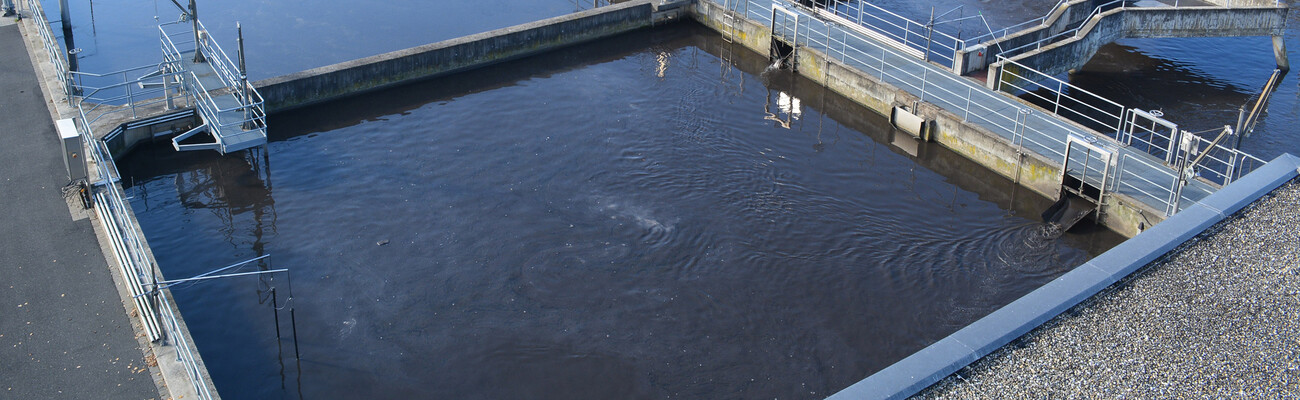 Инсталация за пречистване на отпадни води в Китцинген с 85 000 жители.