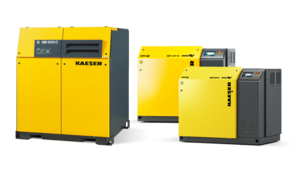 Група ротационни въздуходувки от Kaeser Kompressoren.