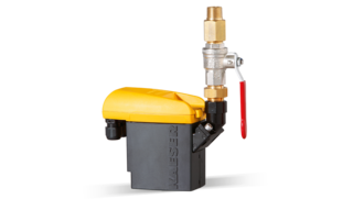 Електронно отвеждащо устройство за кондензат ECO-DRAIN като пълен комплект.