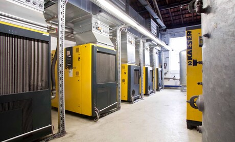 Компресорна станция на Kaeser Kompressoren във Werner & Merz