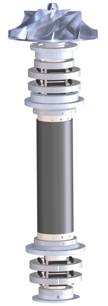 Турбовентилатор с магнитен лагер PillAerator