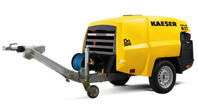 M27 – мобилен строителен компресор