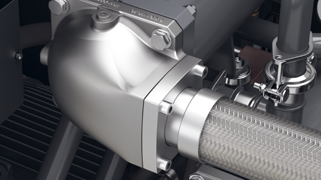 Намалена загуба на налягане благодарение на оптимизиран вход и изход за въздух.