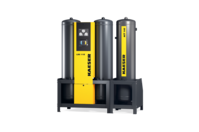 Адсорбционен изсушител в комбинация с адсорбент с активен въглен за технически безмаслен сгъстен въздух.